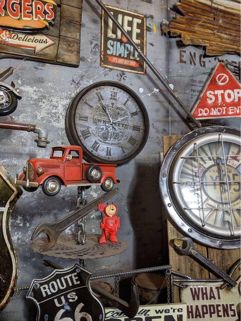 樽型 ウォールクロック 249 ウイスキー樽 壁掛け時計 ホグスヘッドバレル