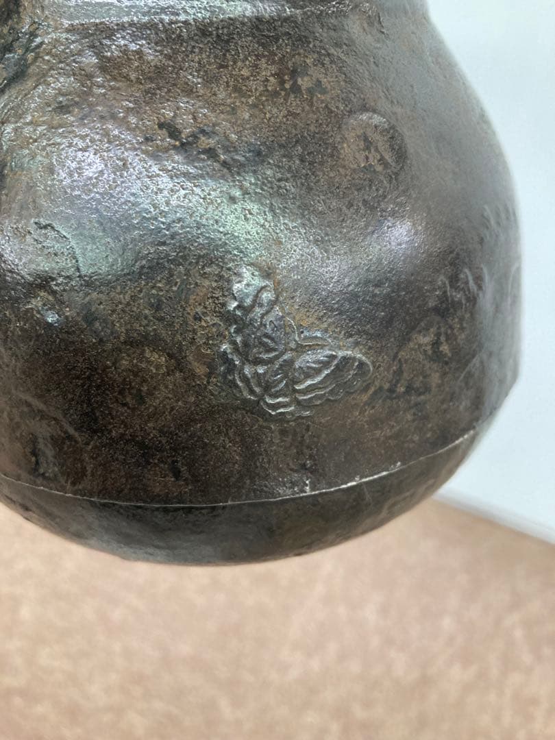 明治期大国蝶々模様鉄瓶