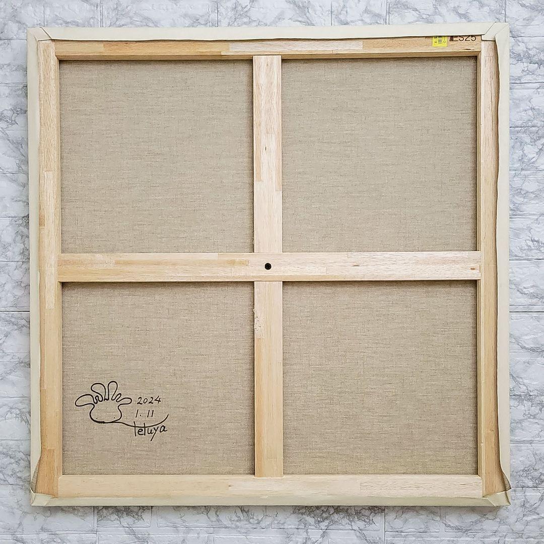 ★鈴木哲也★S25(803×803mm)アクリル原画1点物★送料無料#0088