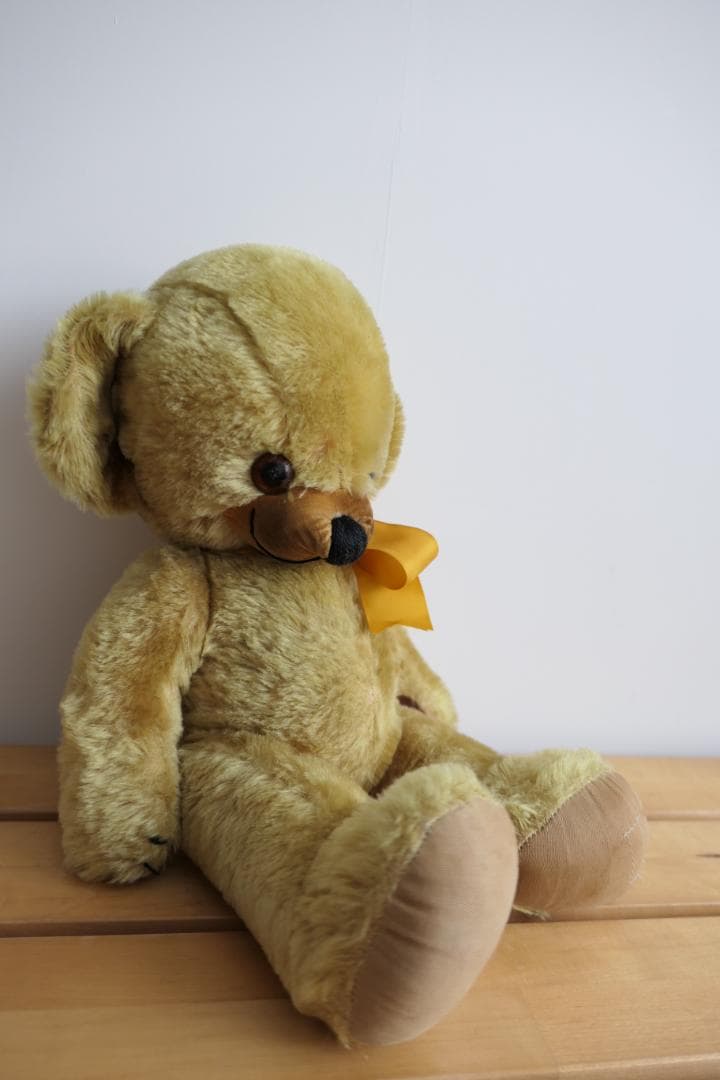 メリーソート　オルゴール付きチーキーベア　46cm　ビンテージベア