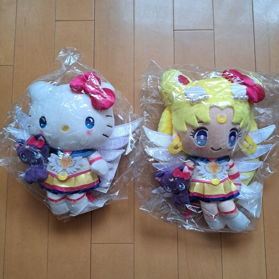美少女戦士セーラームーン サンリオ キティ×セーラームーン ぬいぐるみ　未開封
