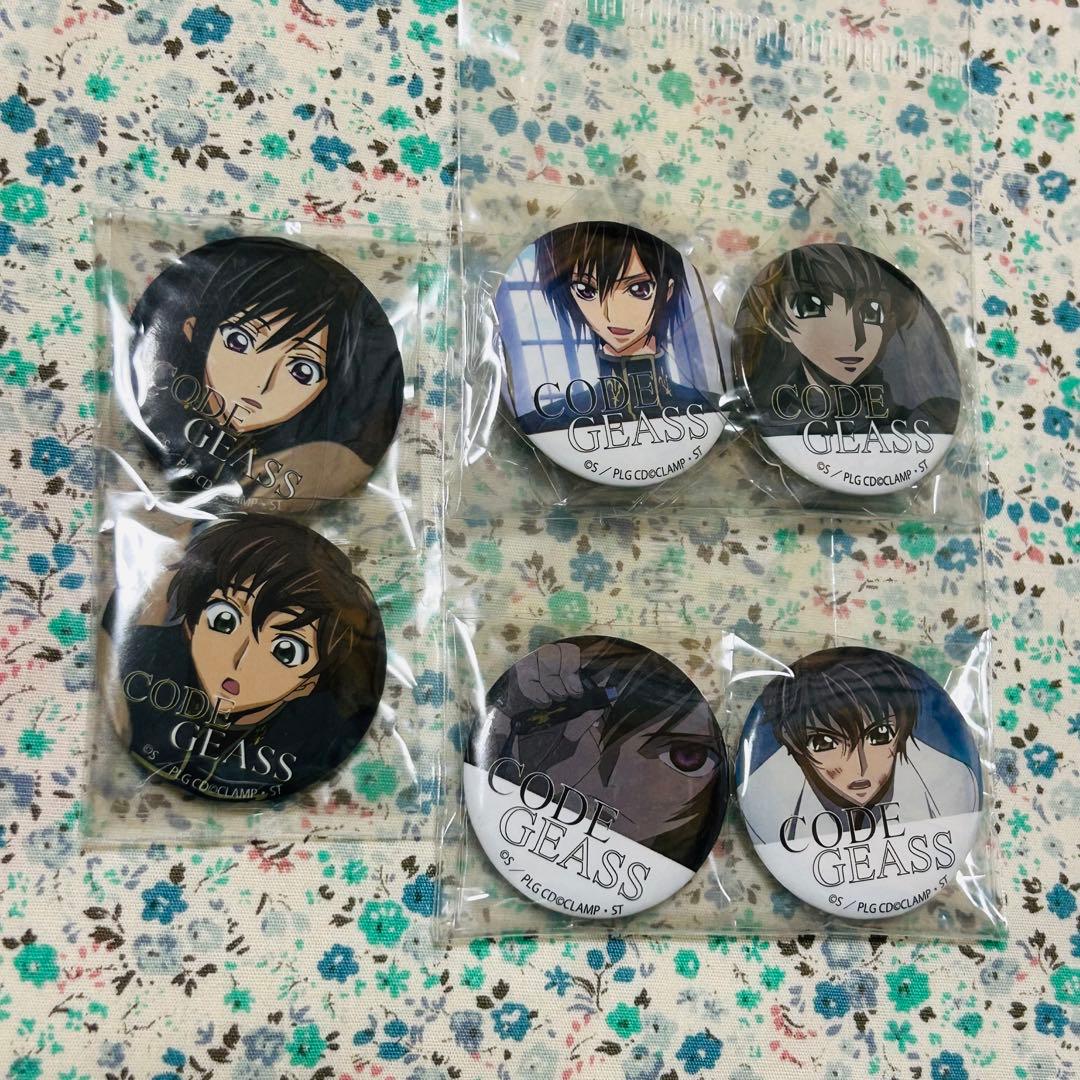 【希少】コードギアス 反逆のルルーシュ ルルーシュ・スザク 缶バッジ セット