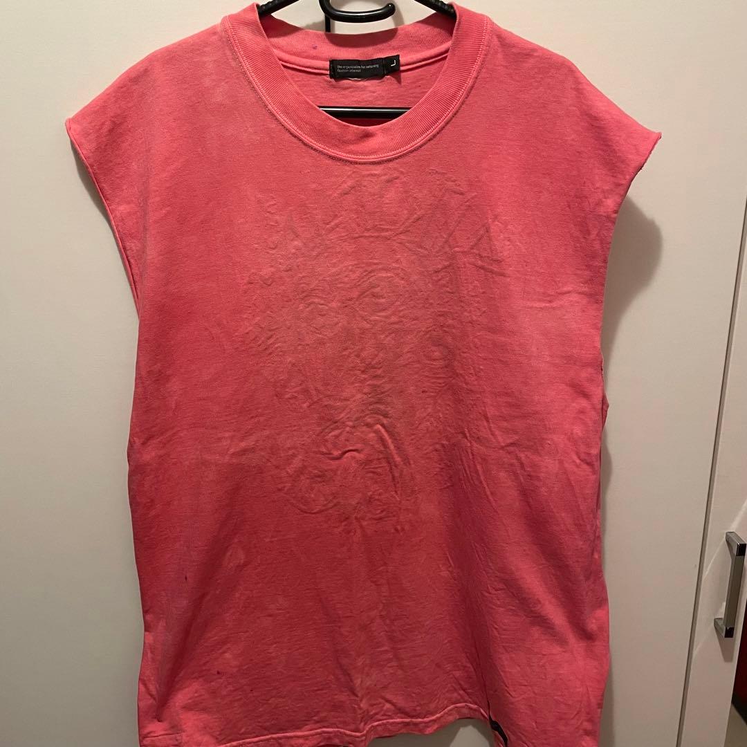 【希少】90s ORFI ノースリーブカットソー　リバーシブル仕様　ヴィンテージ