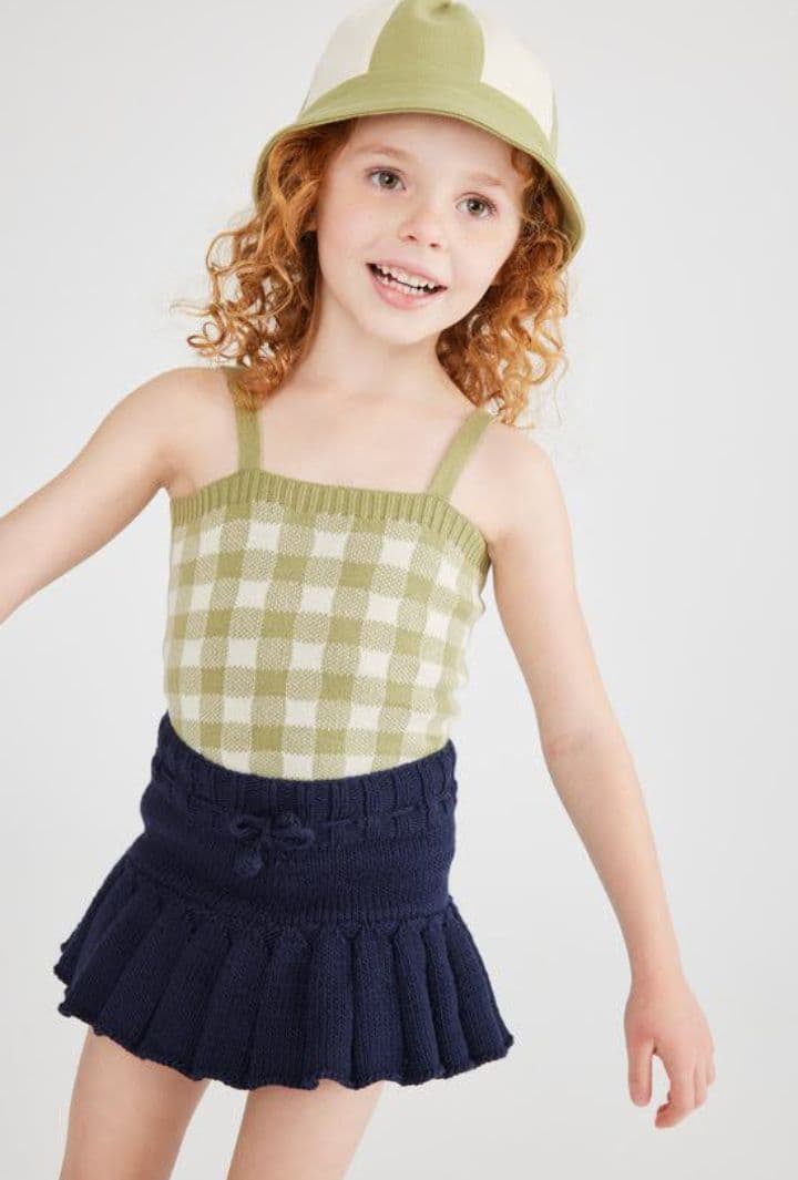 misha&puff■Skating Pond Skirt■Maritime