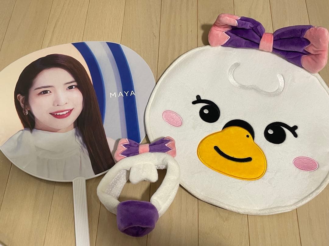 NiziU ペンライト　マヤ　うちわ・MAYANうちわカバー,ペンライトカバー