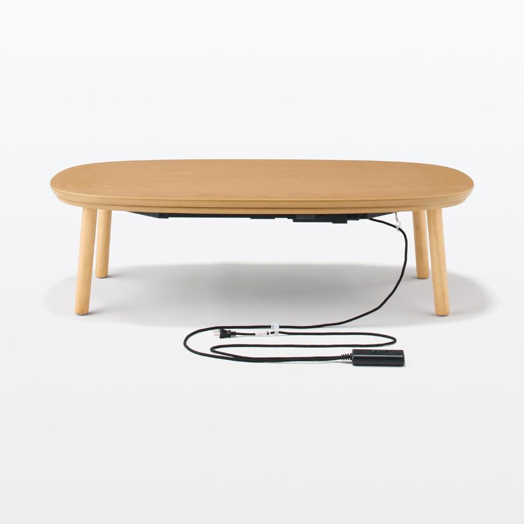 無印良品 こたつにもなるローテーブル ナチュラル 大 【新品未使用】