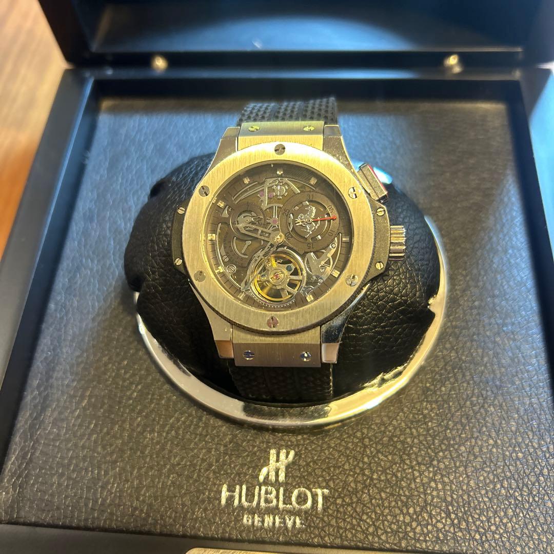Hublot ブラックラバーベルト