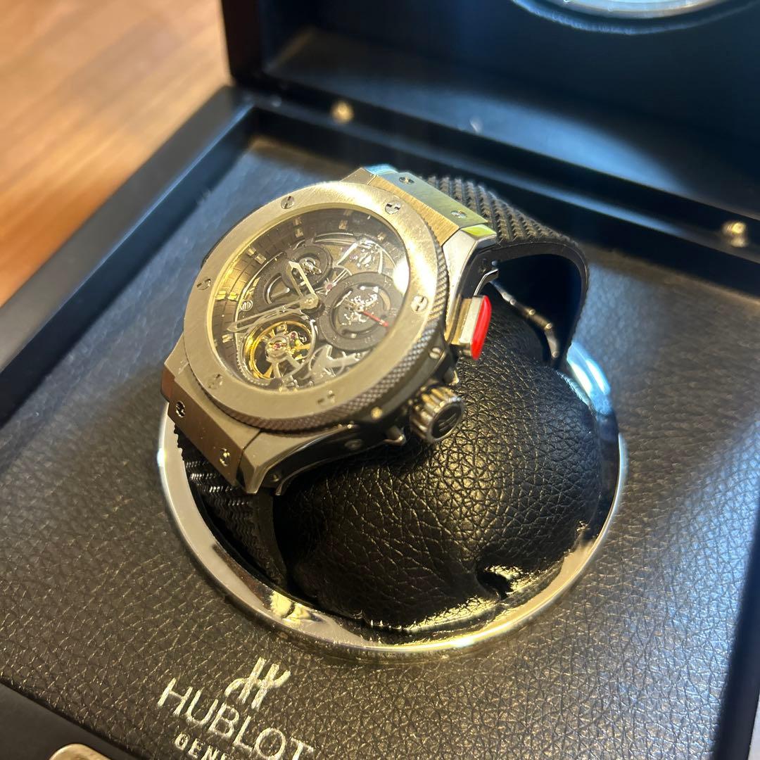 Hublot ブラックラバーベルト