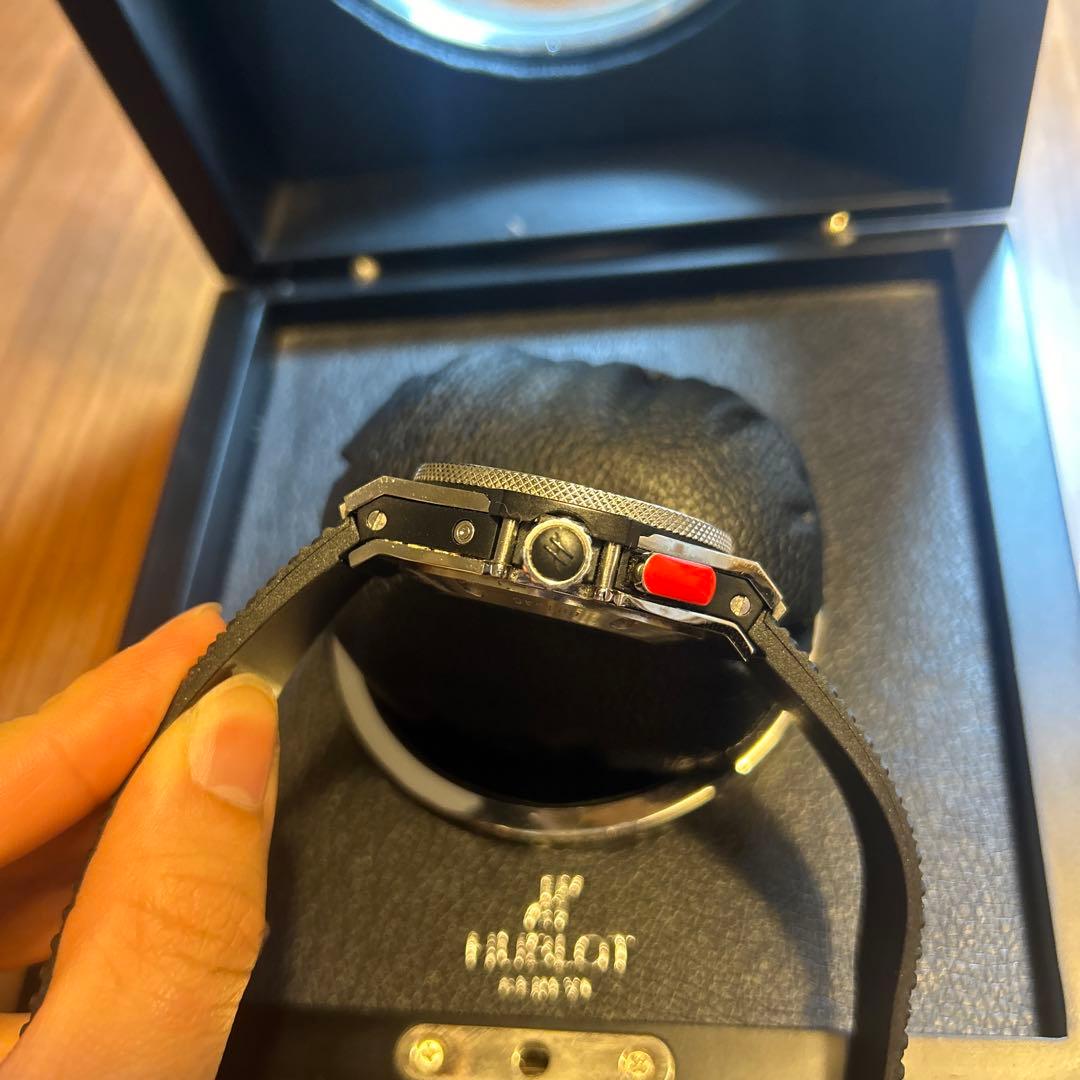 Hublot ブラックラバーベルト