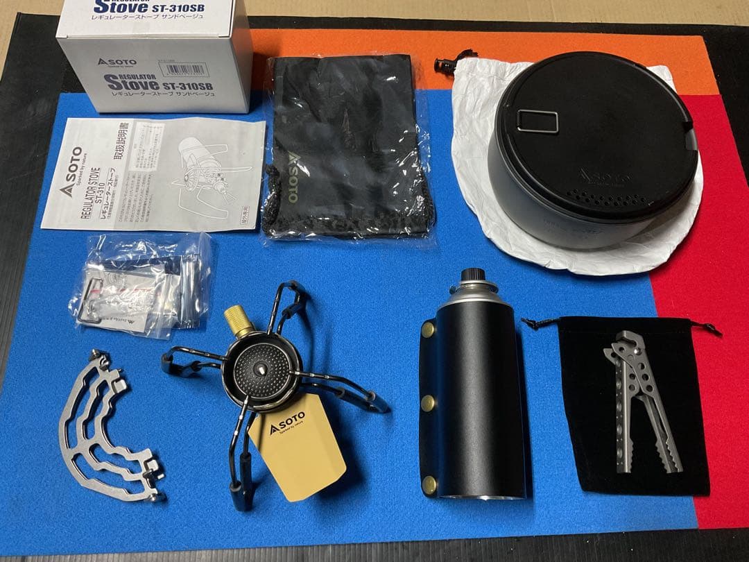 SOTOレギュレーターストーブST-310SBカスタム+1.8ℓクッカー新品