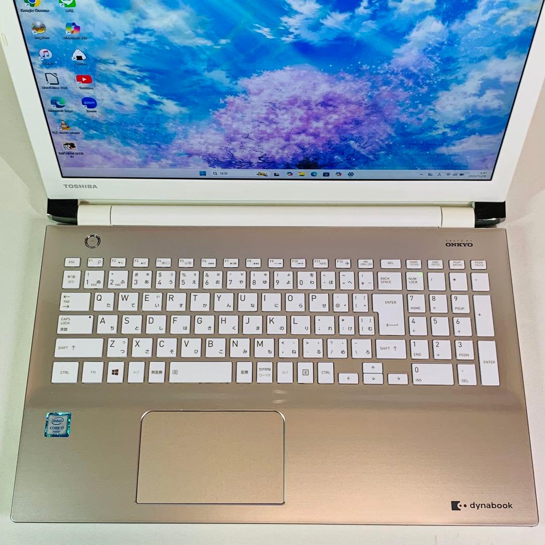 Core i7✨SSD960GB✨16GB✨オフィス✨FHD✨薄型ノートパソコン