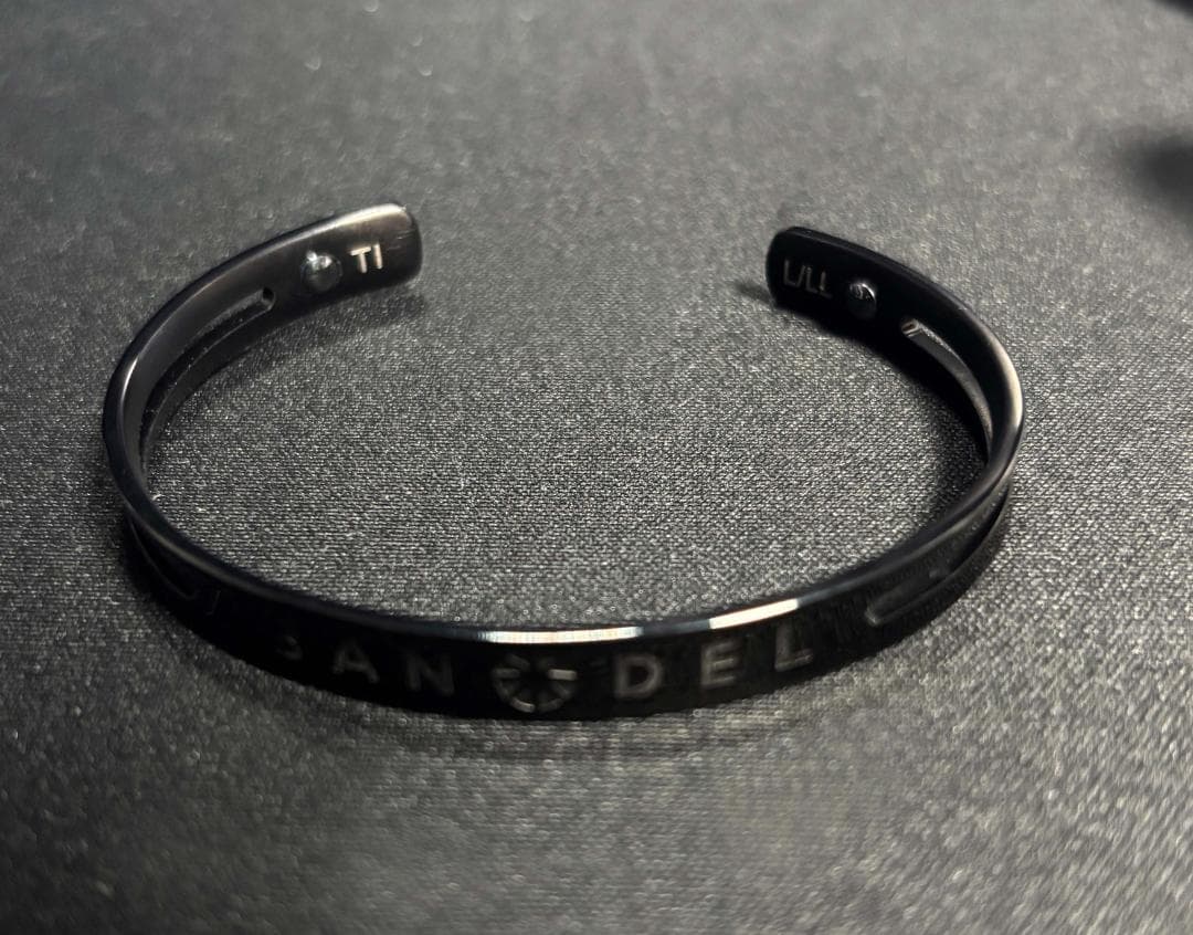 BANDEL ブラック バングル チタン