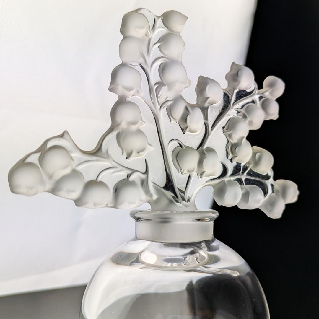 萌えるすずらん★ラリック 香水瓶 クレールフォンテーヌ 12cm 美品