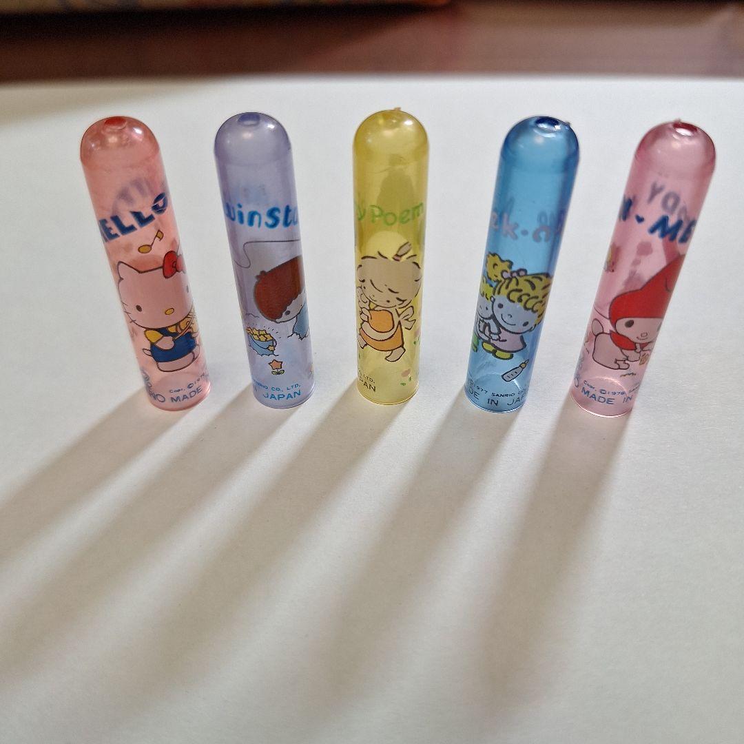 昭和レトロ サンリオ♡鉛筆キャップ5個セット