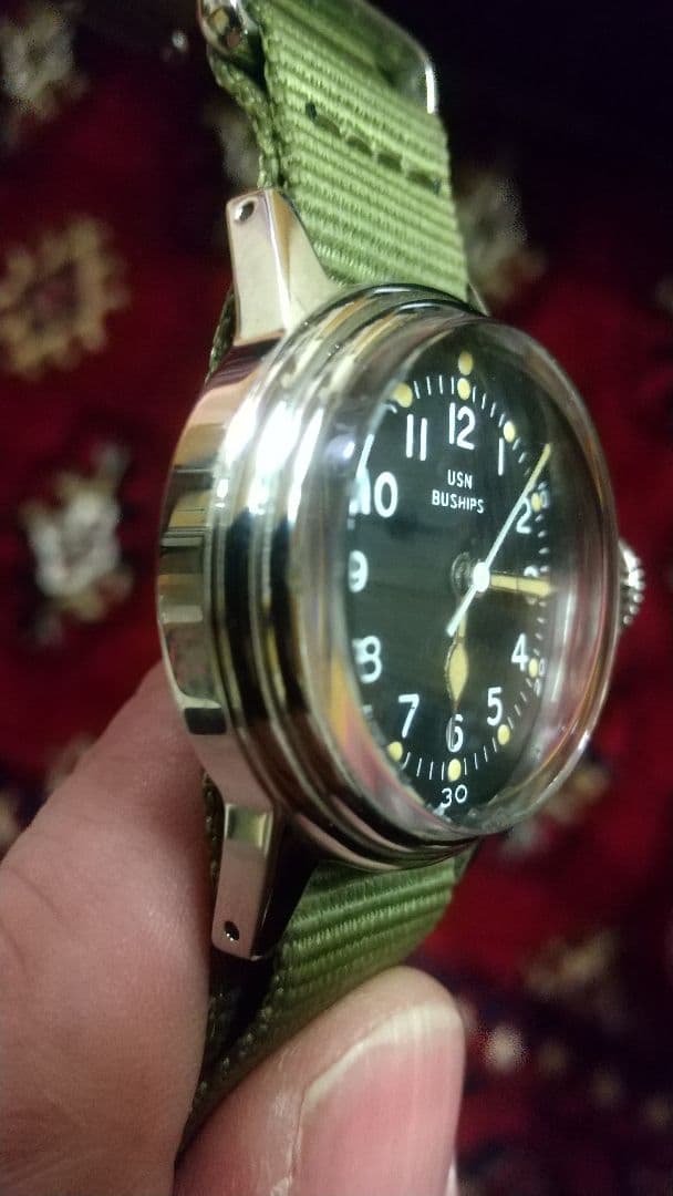 ハミルトン USN BUSHIPS 手巻き ミリタリー腕時計