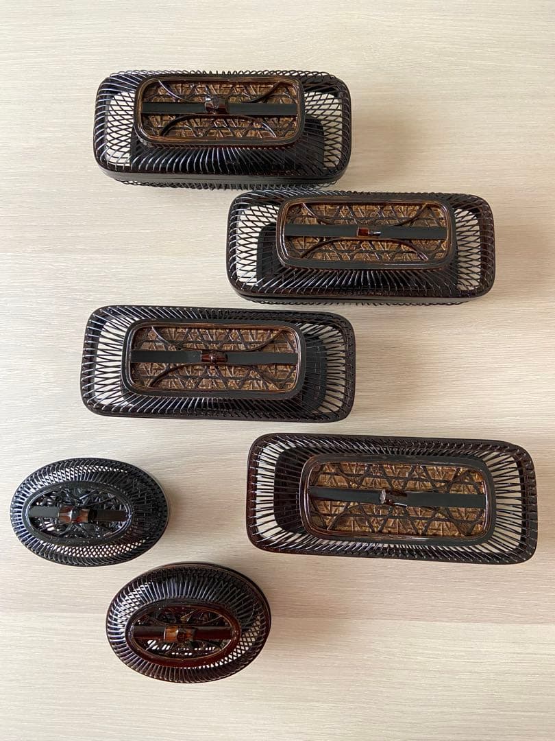 竹の器 6個セット　お料理が映える