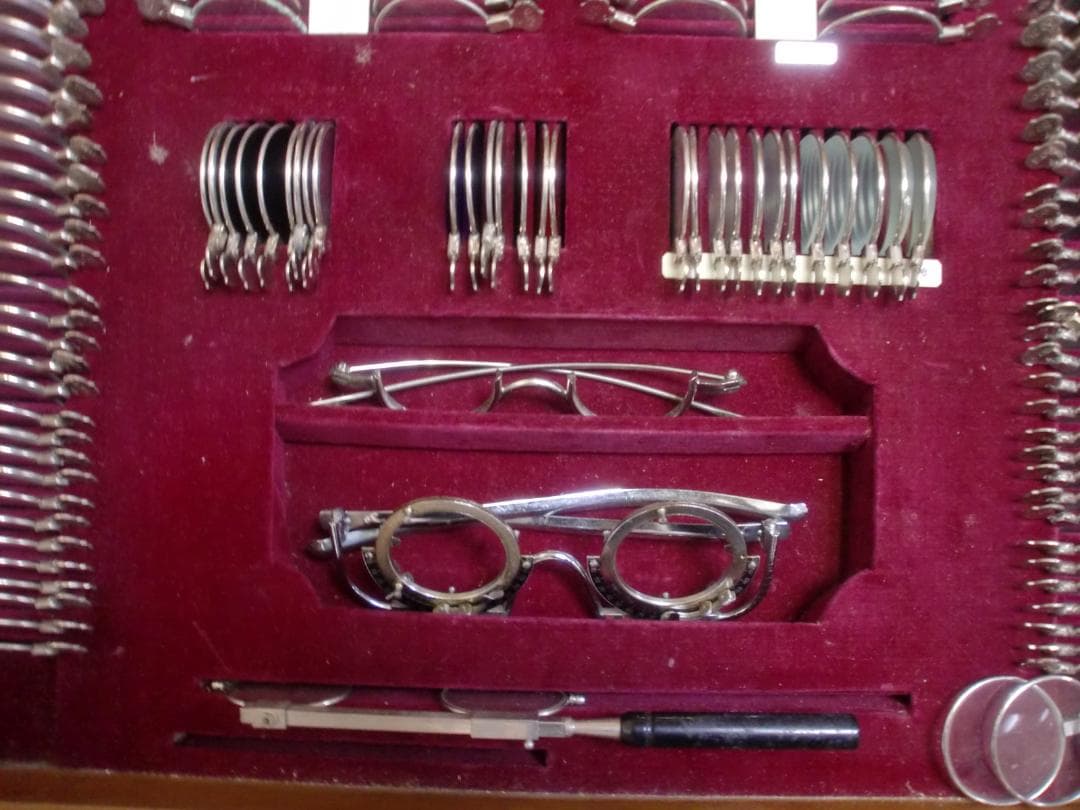 木製　検視レンズケース 　昭和レトロ　珍品