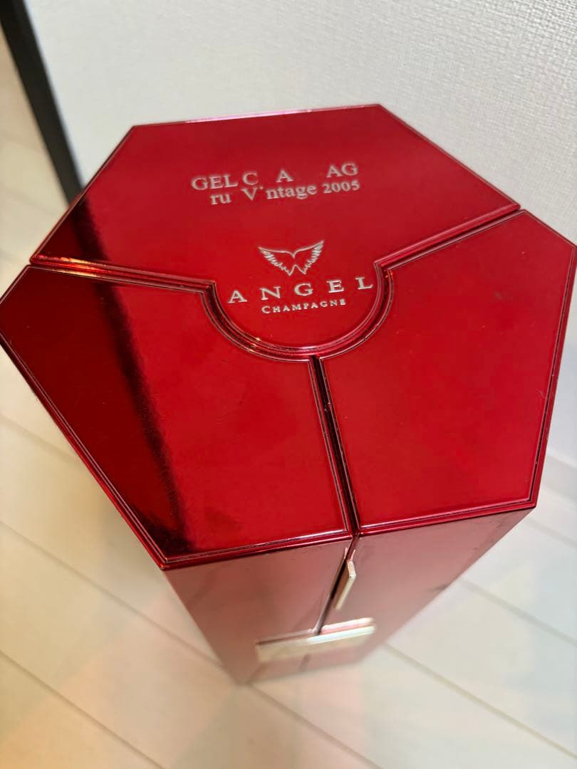 ANGEL CHAMPAGNE Vintage 2005 RED 空瓶空箱