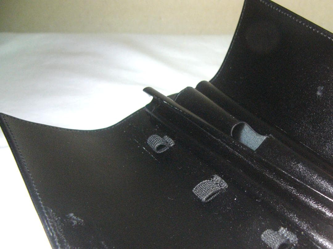 モンブラン レザーペンケース 3本挿し 本革 ブラック 万年筆ボールペン入れ