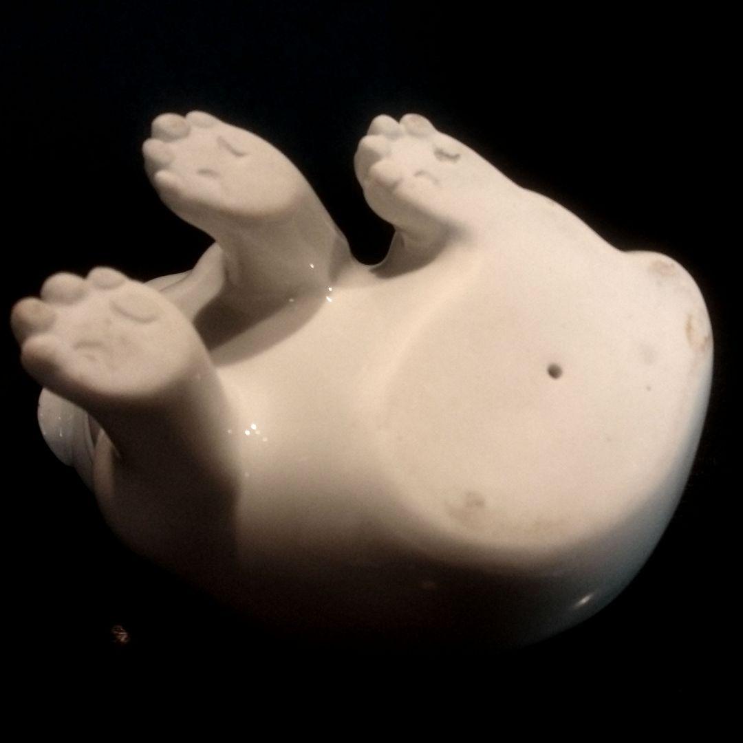 海を渡り、英国で百年以上座り続けた仔犬！明治期 平戸焼 招き猫ネコ古伊万里九谷