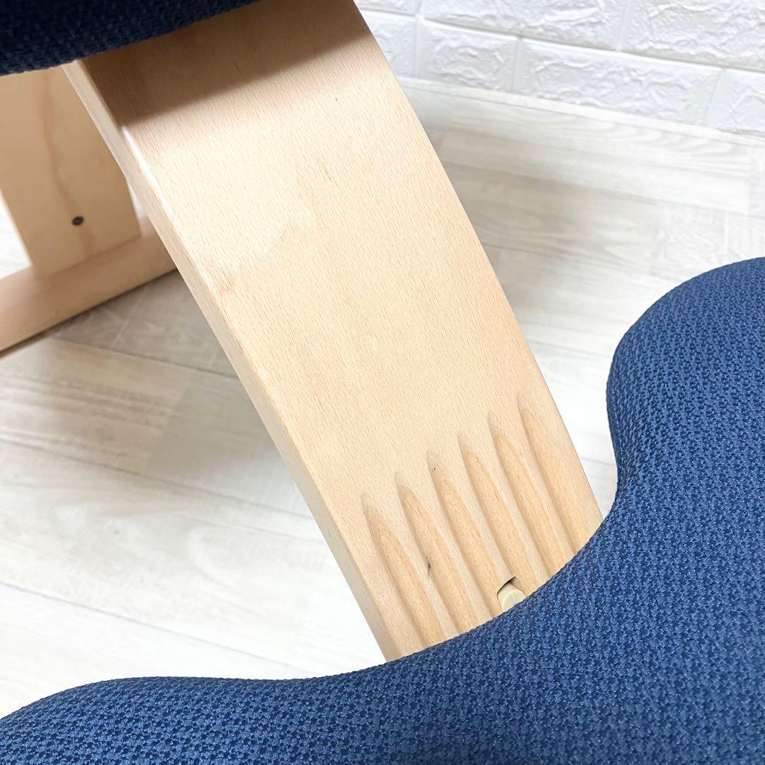 極美品　別売カバー付　バランスイージー　balance easy 紺　ネイビー