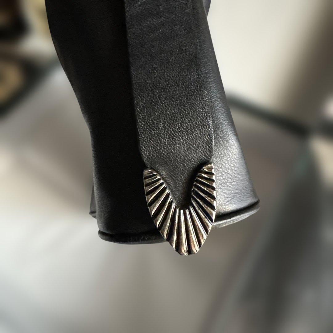 【TOGA TOO】レザーミニバッグ（ブラック）