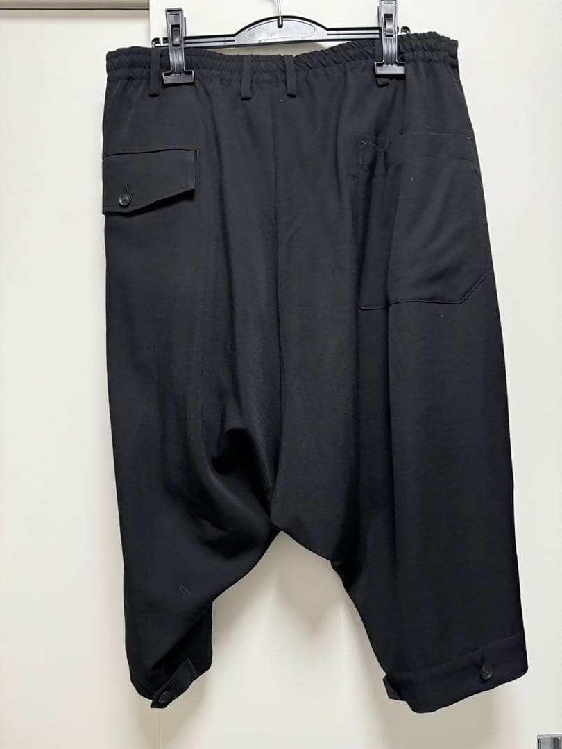yohjiyamamoto POUR HOMMEサルエルパンツ ブラック