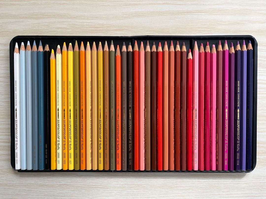 カランダッシュ　スプラカラー 80色 水彩色鉛筆