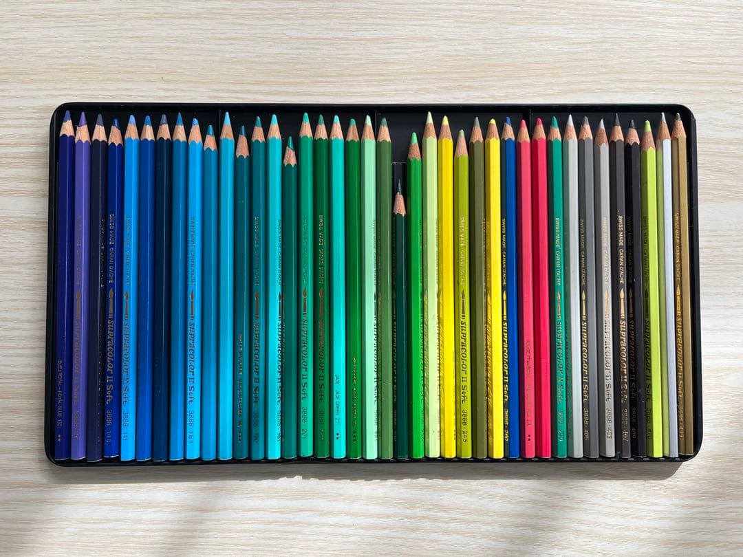 カランダッシュ　スプラカラー 80色 水彩色鉛筆