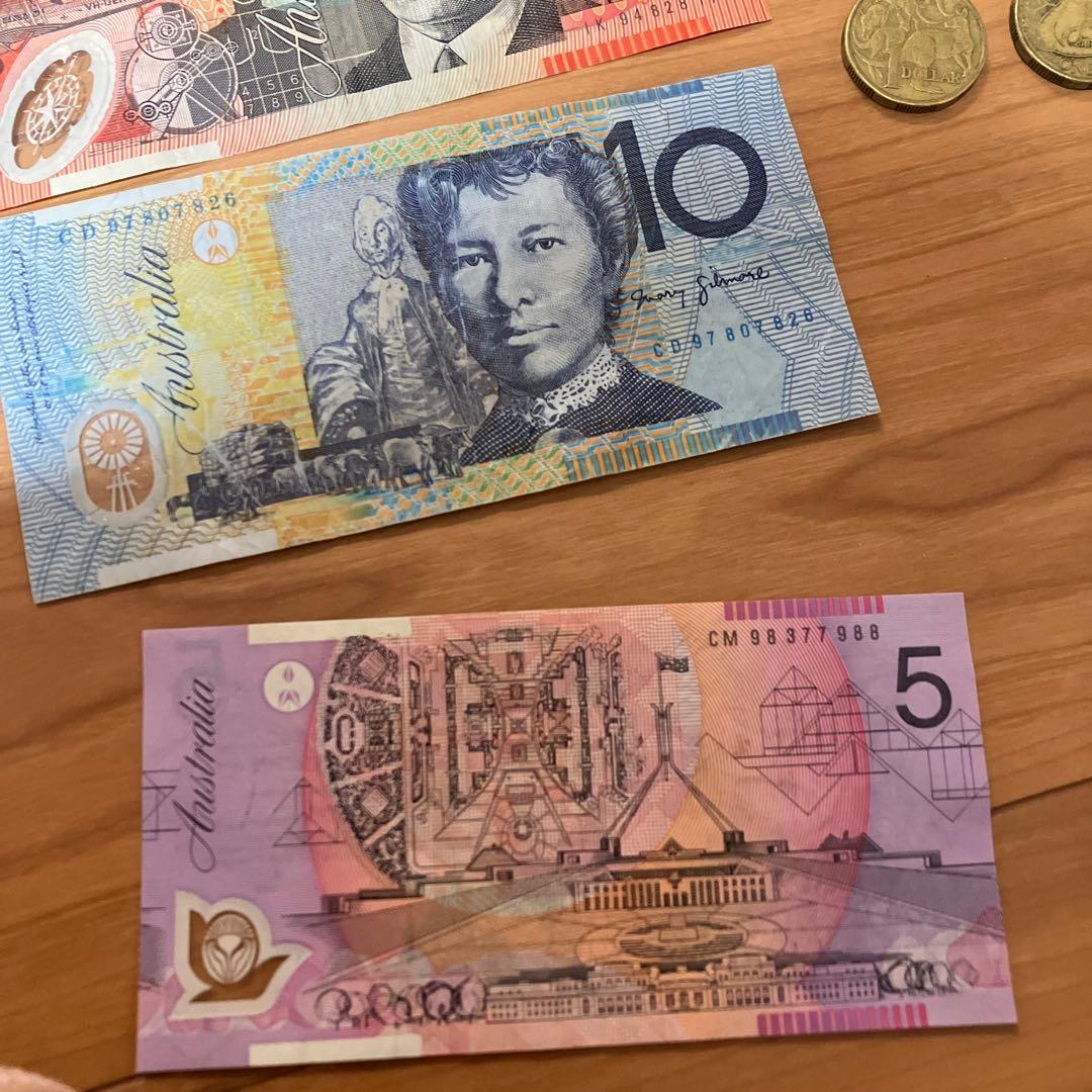 オーストラリア ドル 紙幣  まとめ売り
