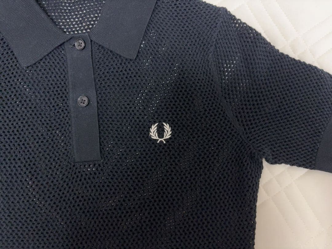 フレッドペリー メッシュポロ Open-Knit Polo Shirt