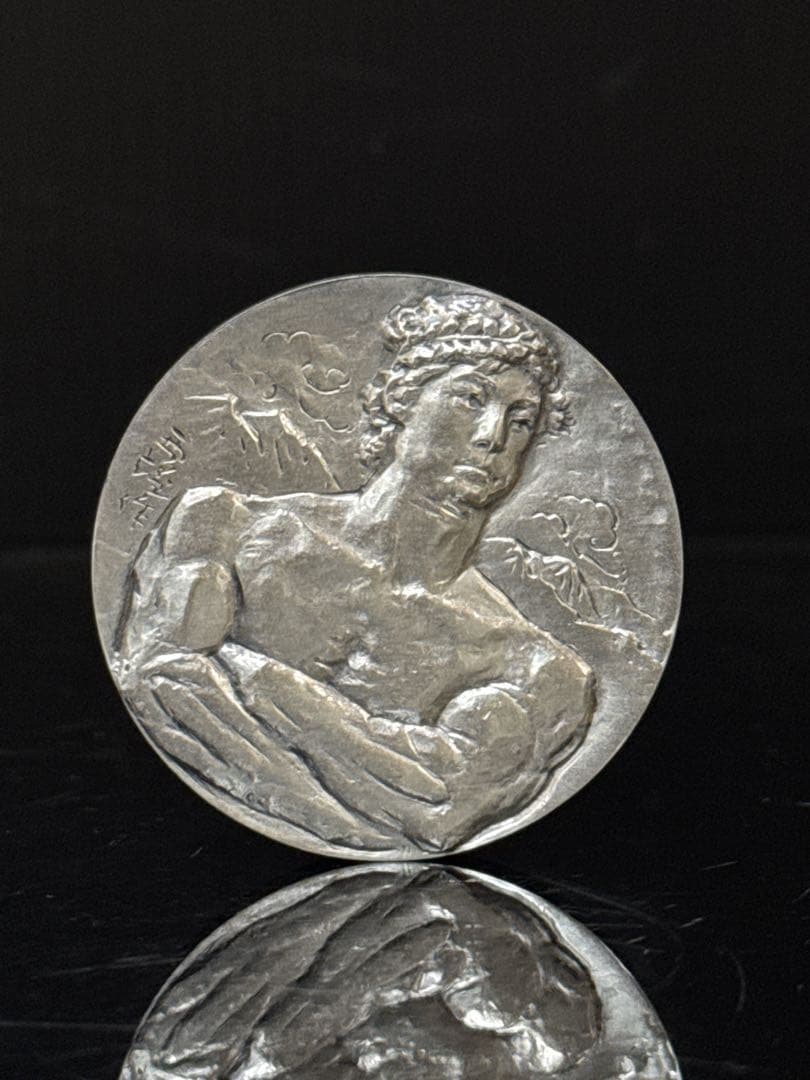 札幌オリンピック 純銀 約105g 記念メダル 北村西望 1972年