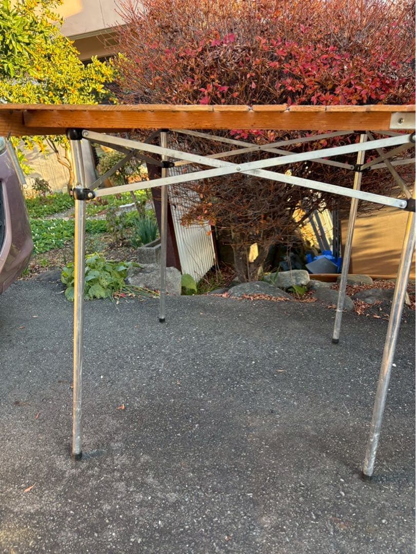 Lallemand ラレマンド ウッドロールトップテーブル ビンテージ 廃盤品