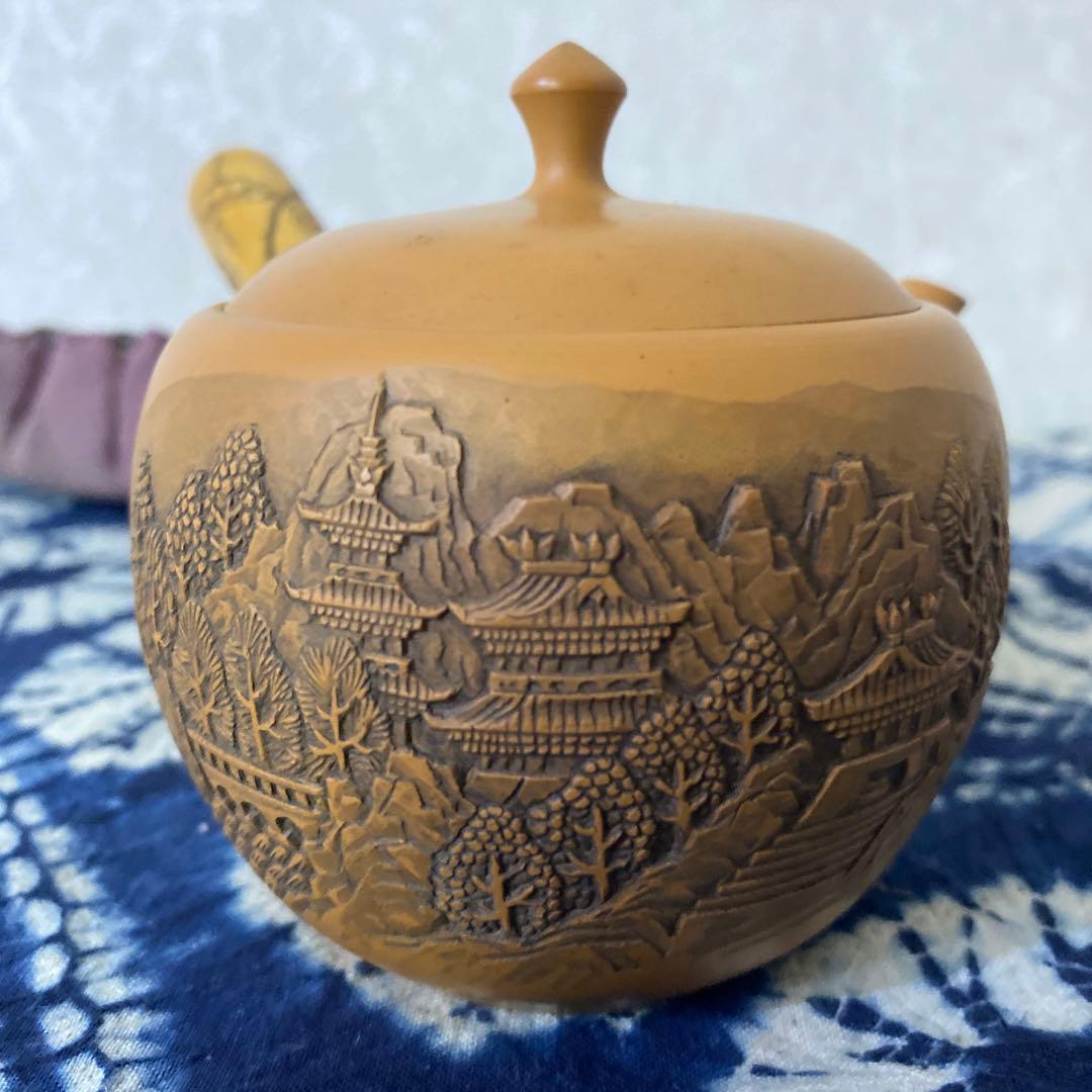 金剛山　芳石刀　勝石　急須　煎茶道具