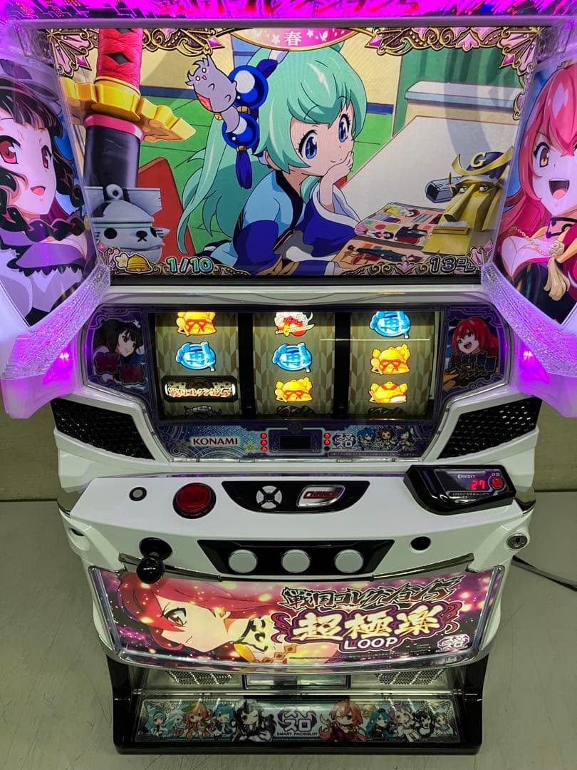 パチスロ実機　L戦国コレクション５　スマスロユニット付き