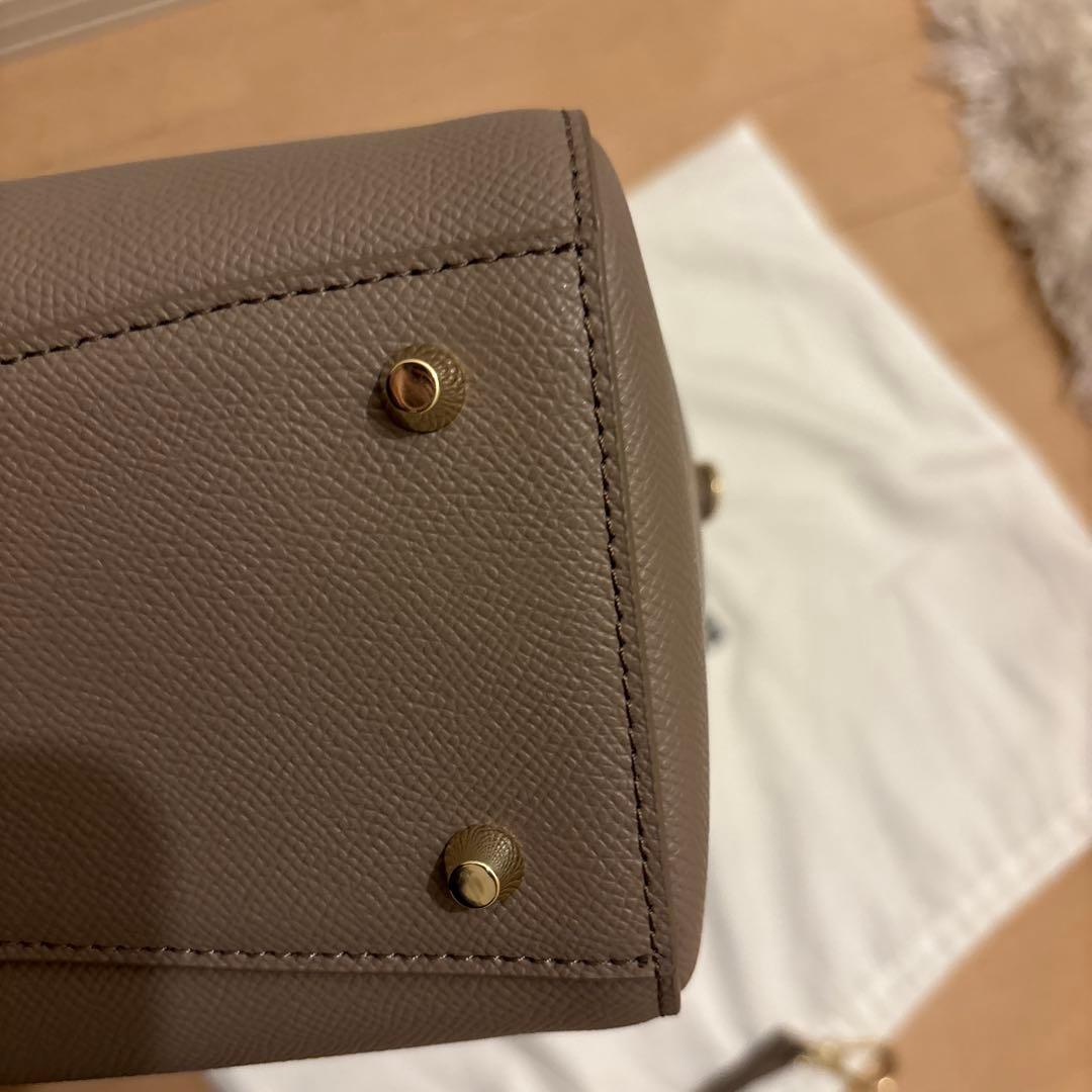 【新品未使用】FURLA 2WAY ショルダーバッグ　革 グレー