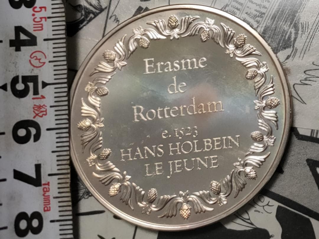 Franklin Mint フランスの銀貨 Erasme de Roterdam