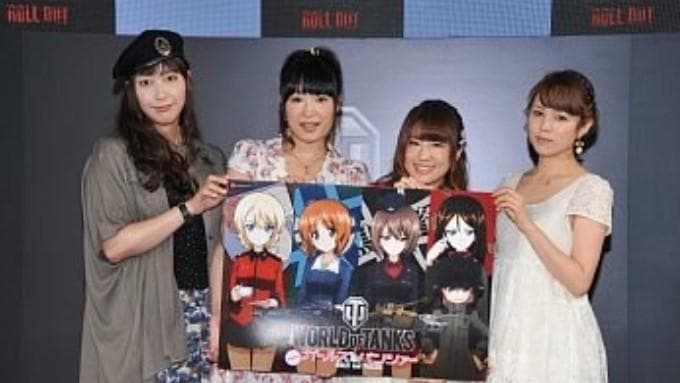 【当選通知有】ガールズ&パンツァー 直筆サイン入りB2ポスター 上坂すみれ 他