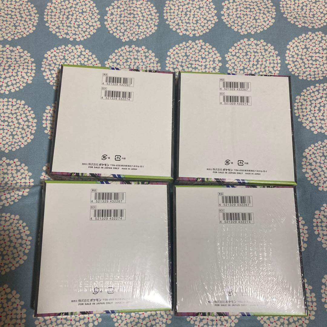 ポケモンカードゲーム ムニキスゼロ 4BOX シュリンク付き