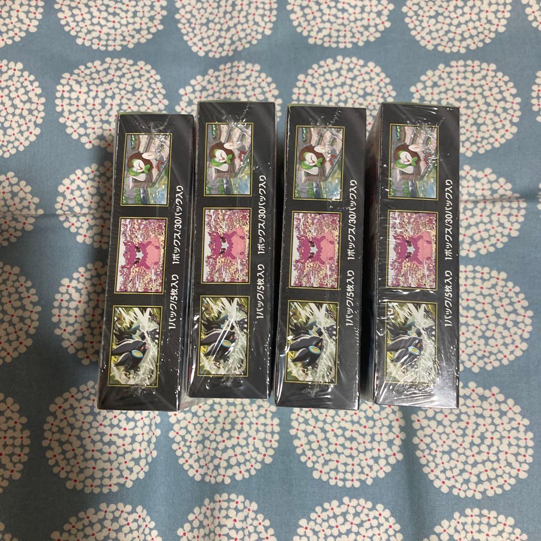 ポケモンカードゲーム ムニキスゼロ 4BOX シュリンク付き