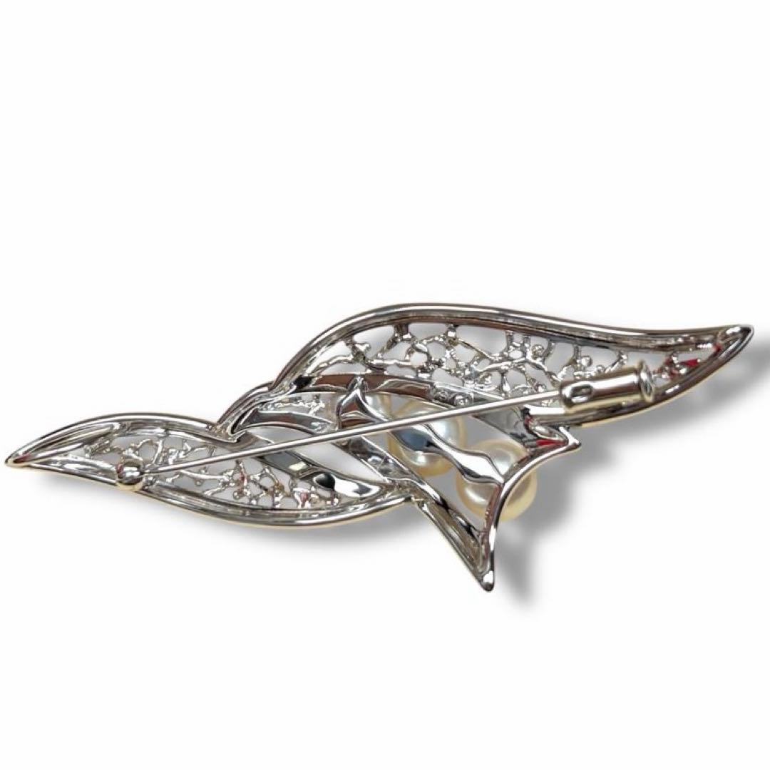 【美品】TASAKI 田崎 パール ブローチ 付属品あり