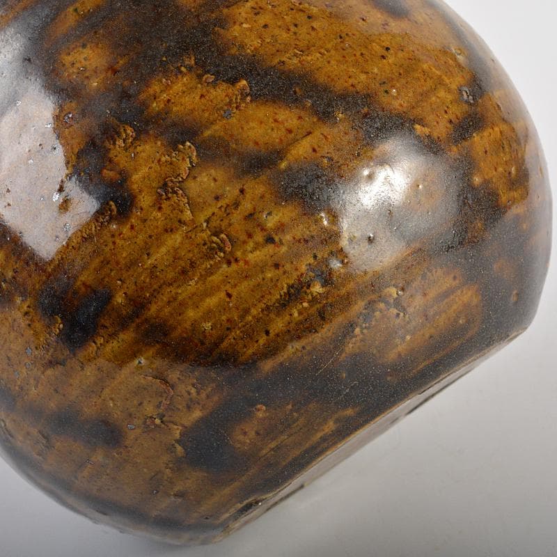 唐津焼　古唐津　徳利瓶　時代箱付　M　R7090