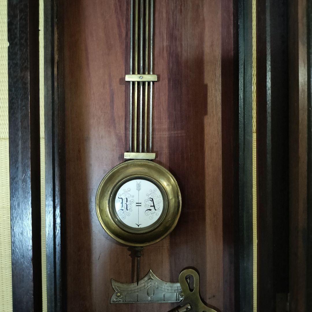 スリゲル時計 ドイツ製　100年前 アンティーク　ボンボン時計　ジャンク