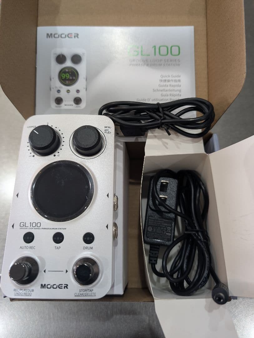 mooer GL100 ドラムマシン　ギター　リズムマシン　エフェクター