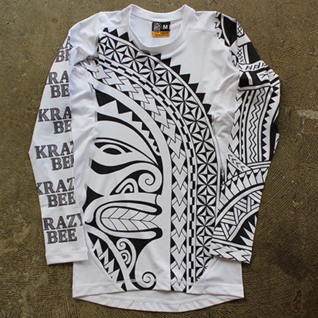 新品☆山本KIDクレイジービー長袖ラッシュガードLサイズ格闘技