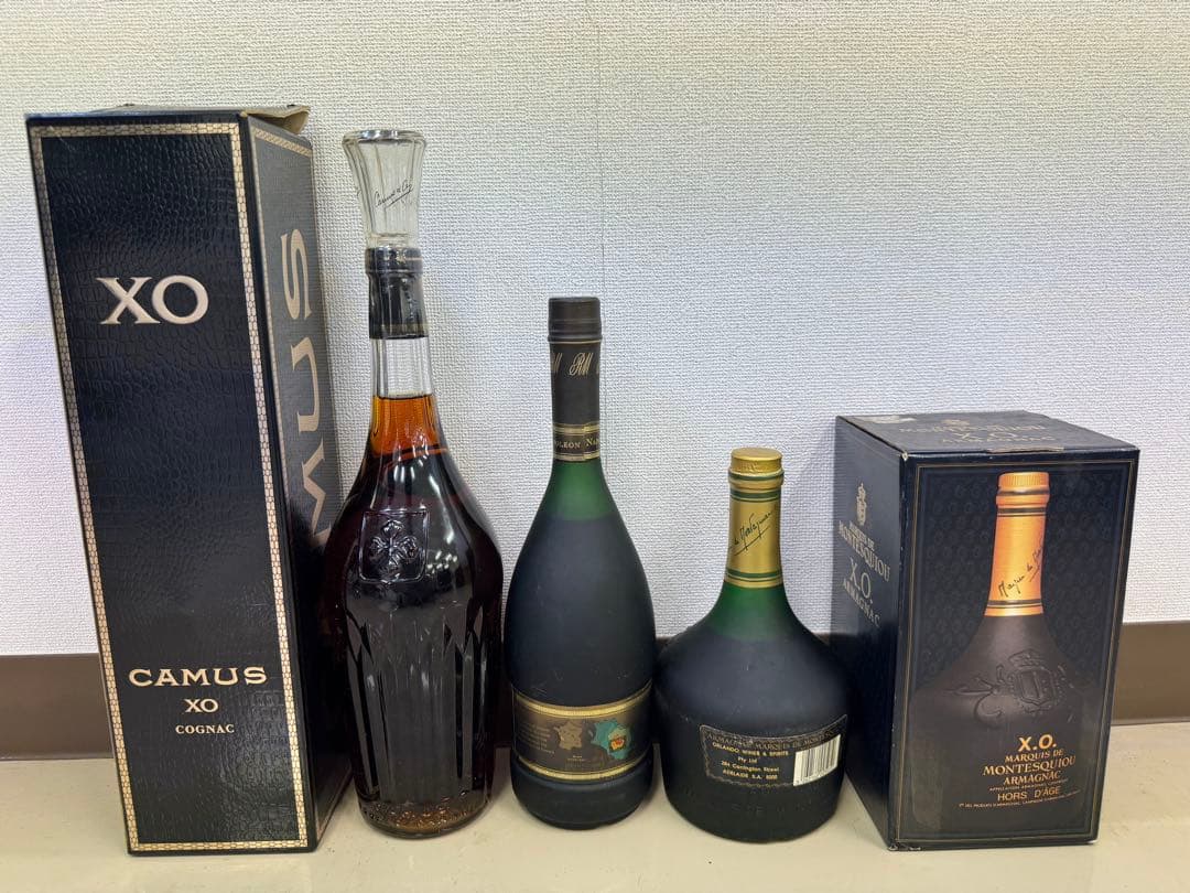 未開栓 ブランデー CAMUS NAPOLEON REMYMARTIN 3本