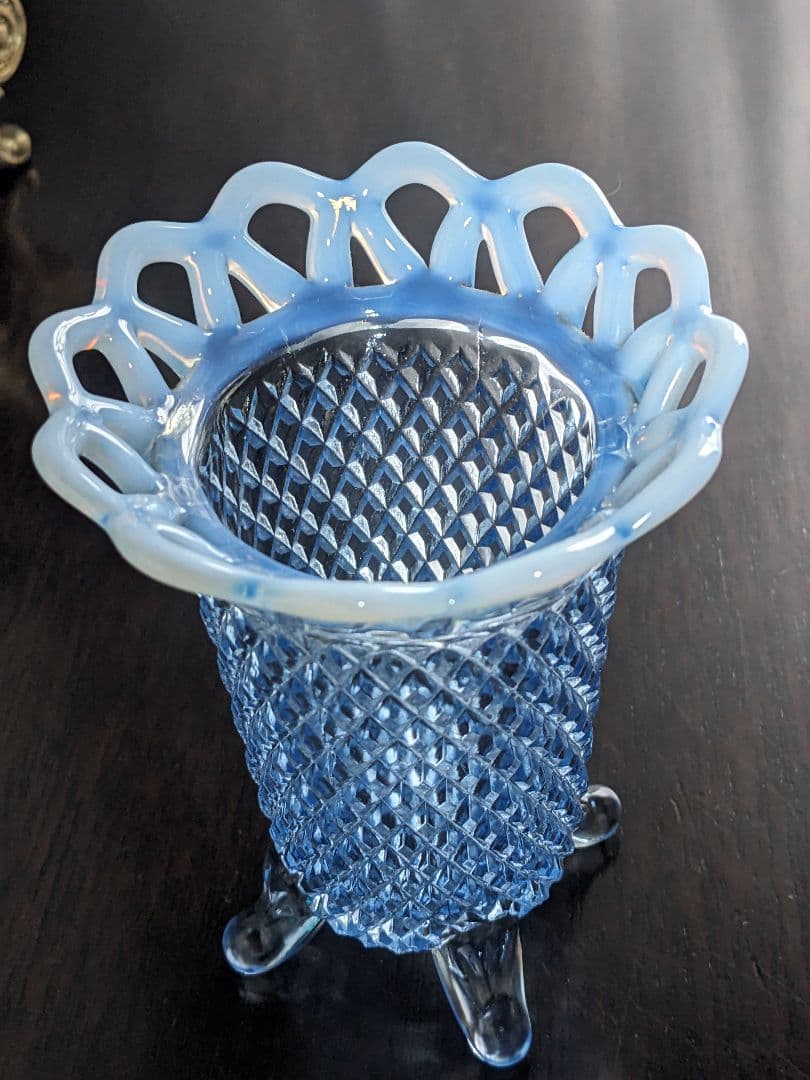 インペリアルグラス　ブルーオパルセント　ダイヤモンドレースベース　お値下げ中