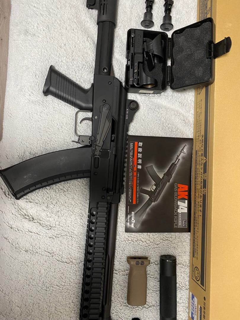 KSC ガスガン AK-74カスタムモデル　KTR-03 付属品多数