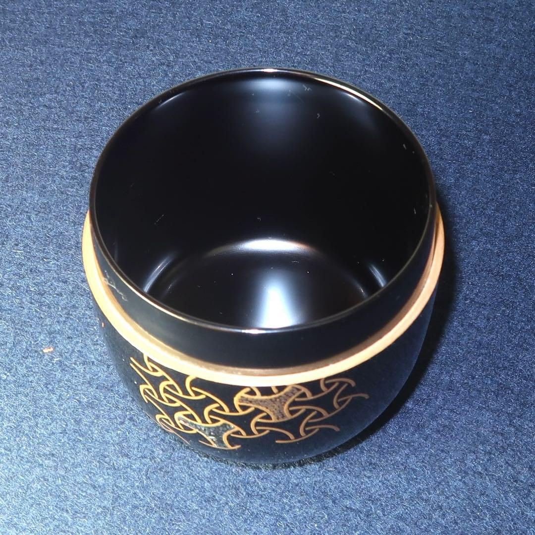 【茶道具】坂本憲一作　駒つなぎ大棗