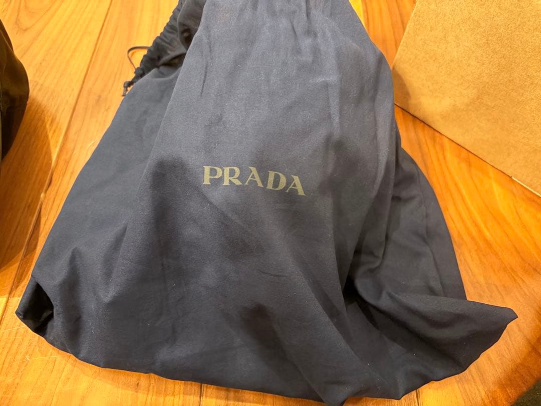 【新品未使用】PRADA RE-NYLON ブラック キャップ XL 公式購入